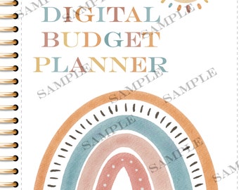 Digital Planner GoodNotes 2021, Financial Planner, Digital Budget Planner, Cash Envelope Budget Binder