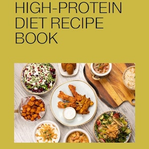 High Protein Recipe Book | 10 Healthy Fitness Meal Prep Recipes | Digital Download Ebook