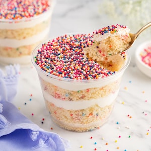 Viral Dot Cake Recipe, Funfetti Mini Cake Cups, Sprinkle Dessert (Digital Download)