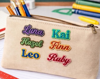 Custom Name Embroidered Patch, Iron On or Sew On Applique