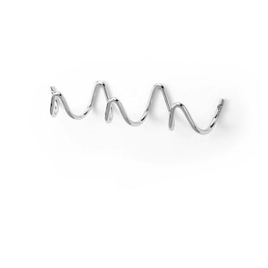 Stainless Steel Wave Wall Hooks – Modern Minimalist Decor - Entryway Organizer image 16