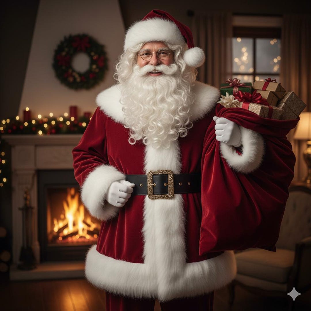 Luxury Red Velvet Santa Suit Classic Christmas Costume Etsy UK luxury-red-velvet-santa-suit-classic-christmas-costume-etsy-uk