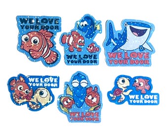 Finding Nemo Holographic Cruise Magnets - Set of Six Magnets - Pixie Dust