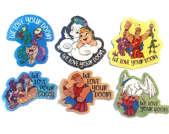 Hercules Holographic Cruise Magnets - Set of Six Magnets - Pixie Dust