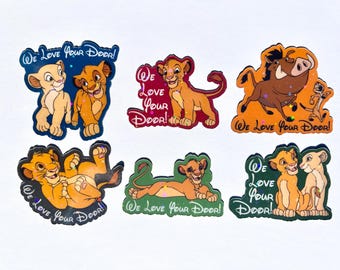 Lion King Holographic Cruise Magnets - Set of Six Magnets - Pixie Dust
