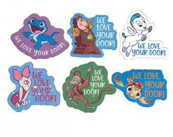 Disney Sidekicks Holographic Magnets - Version Three - Set of Six Magnets - Pixie Dust