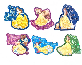 Belle Holographic Cruise Magnets - Set of Six Magnets - Pixie Dust