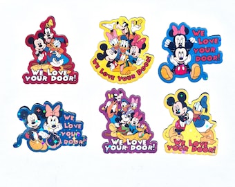 Mickey & Friends Holographic Cruise Magnets - Set of Six Magnets - Pixie Dust
