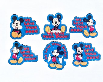 Mickey Holographic Cruise Magnets - Set of Six Magnets - Pixie Dust