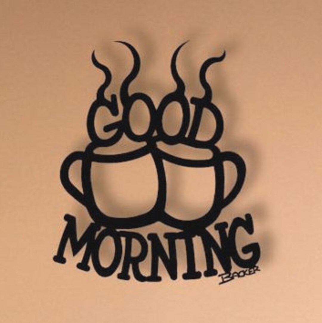 Black Metal Coffee Wall Art Decor Art Home Decor Wall Art Modern