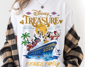 Disney Treasure Cruise 2026 PNG, Custom Mickey Friends Magic Cruise Design PNG, Donald Daisy Duck PNG, Family Matching Cruise Download