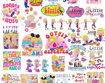 This Is What Dreams Are Made Of Disney Lizzie McGuire PNG Bundle 30 Files, Retro 90s Lizzie McGuire Mickey Ears Digital Download