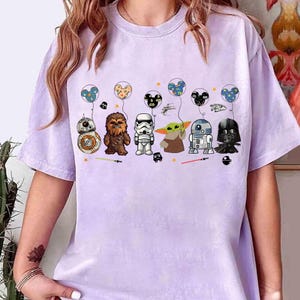 Star Wars Disney Ballon PNG, Star Wars Charakter Design, Baby Yoda Star Wars Geschenk, Star Wars Disneyland Urlaub Digitaler Download Bild 6