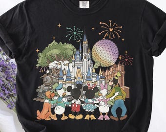 Retro Mickey Disneyworld Comfort Colors png, Walt Disneyworld png, Mickey And Friends png, Disney 2026 Trip, Disneyworld Matching png