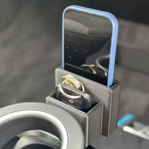BMW i3 Integrated Phone & Key Holder STL and 3MF Files for 3D Printing