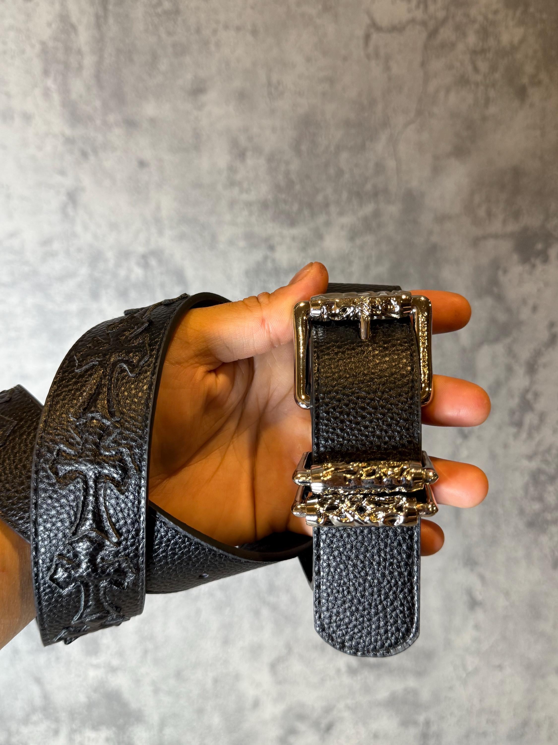 Brighton silver and leopard print chain belt. Hook onto buckle. Accessory Brighton Belt - Etsy main image 2