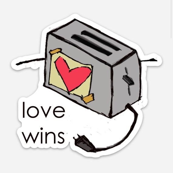 Love Wins - Ro is love - Vinyl Sticker