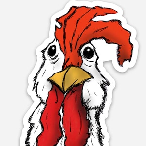 Mr. Chicken -Vinyl Sticker
