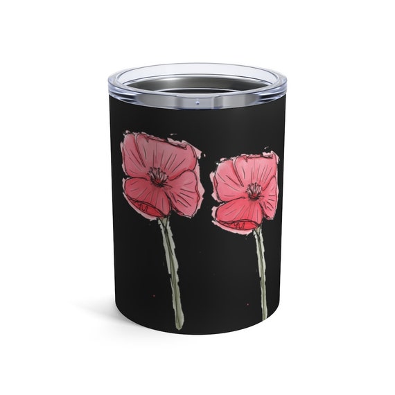 Poppy Insulated Tumbler- 10oz ( Hot / Cold )