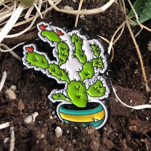 Super Schattige Cactus - Zachte Emaille Revers Pin van de Sweet Tart Cactus Lijn