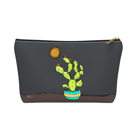 Sweet Tart  (Cactus) - zippered accessory pouch