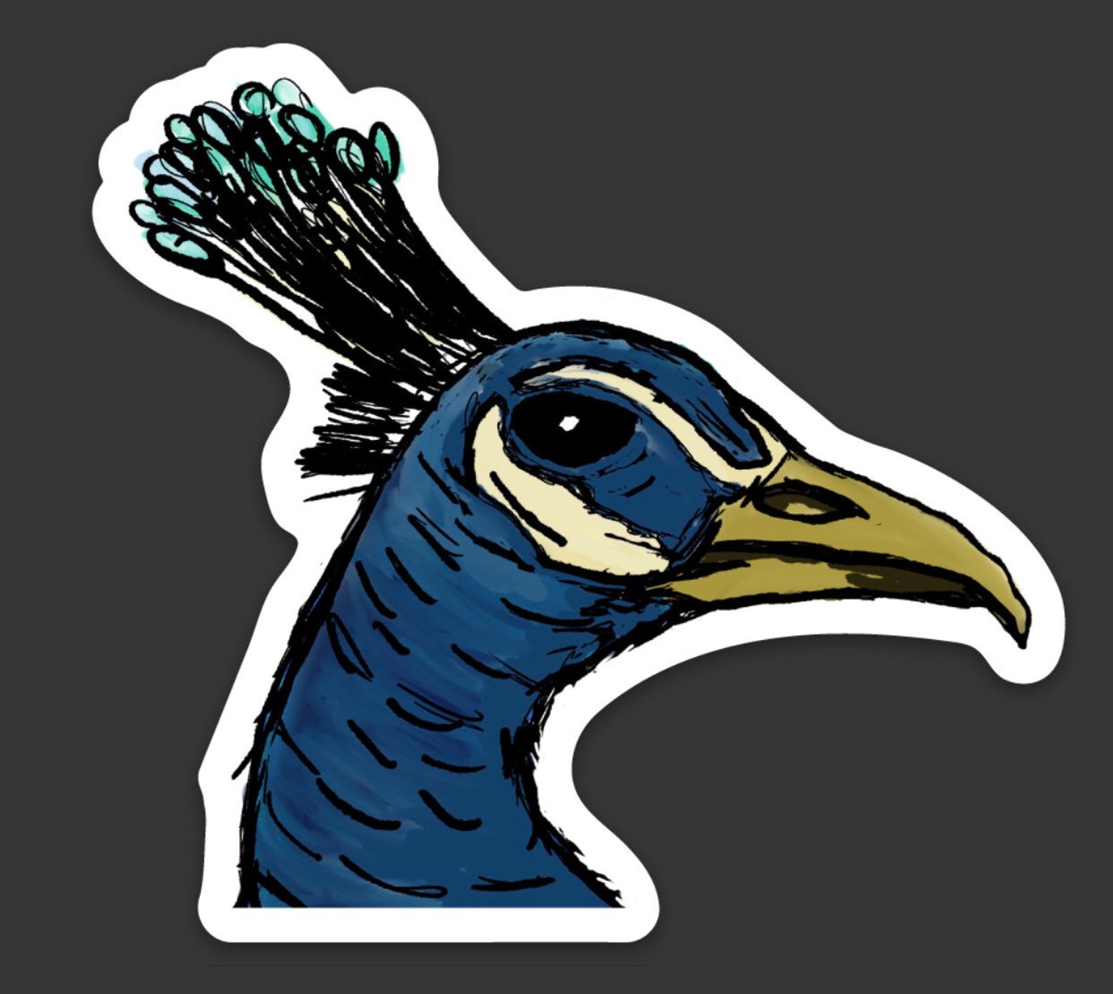 Sir. James Peacock III vinyl Sticker - Etsy UK