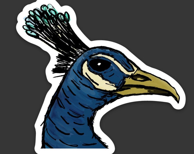 Featured listing image: Sir. James Peacock III -Vinyl Sticker