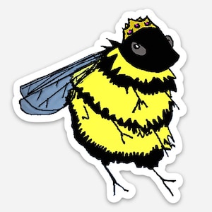 Queen Bee -Vinyl Sticker