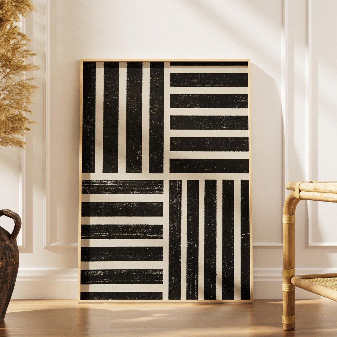 Black Abstract Geometric Wall Art Printable Minimalist Brutalist black-abstract-geometric-wall-art-printable-minimalist-brutalist