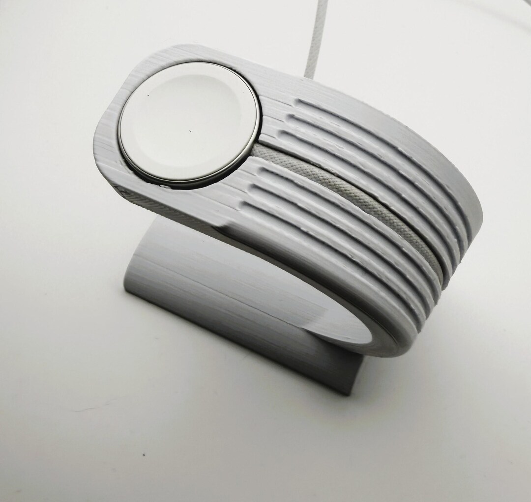 3D Printed Apple Watch Charging Stand | Minimalist Smooth Base Dock ...