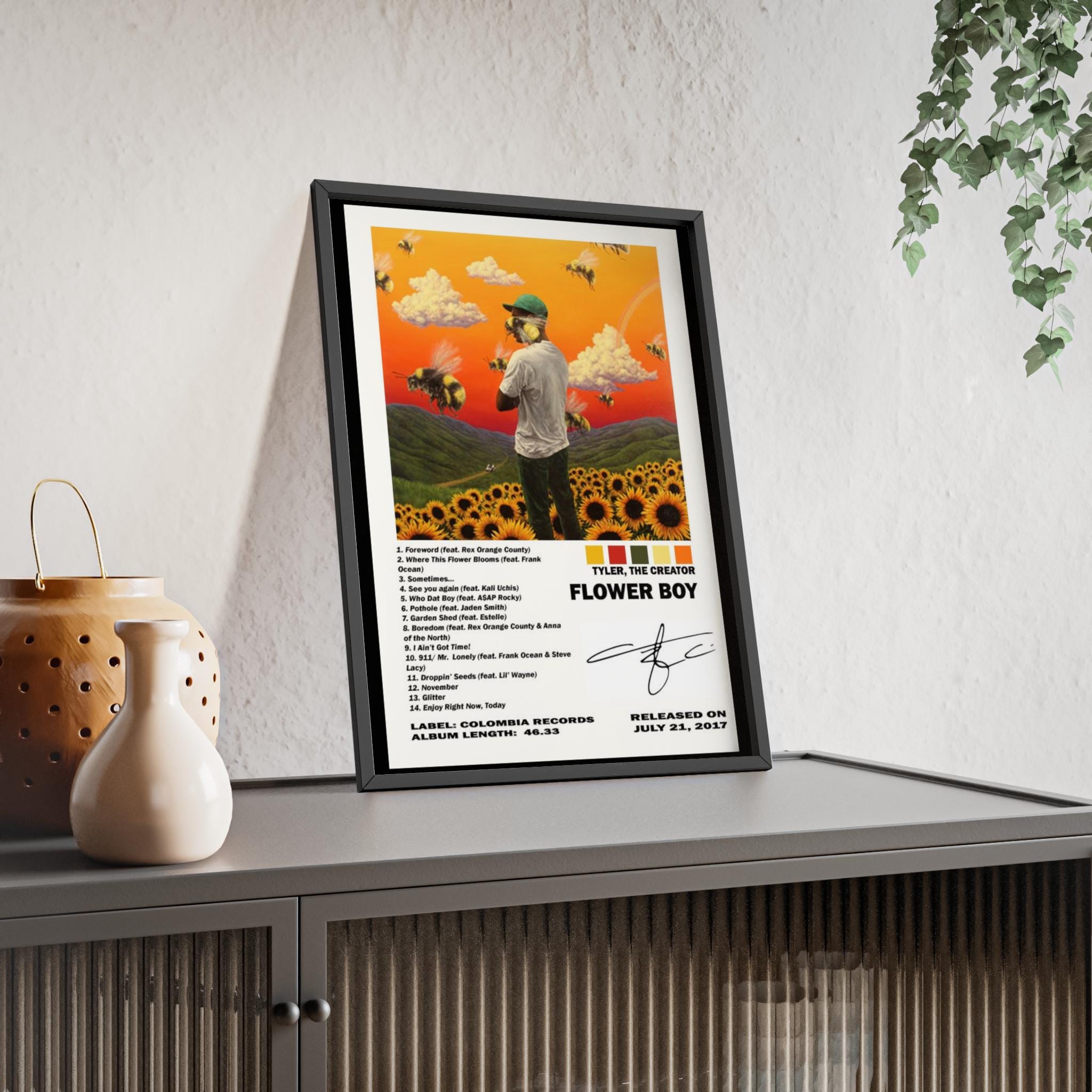 Poster Tyler The Creator Sur Toile - 30x45 Cm, Impression Vintage, Décoration Murale Chambre/salon - 8