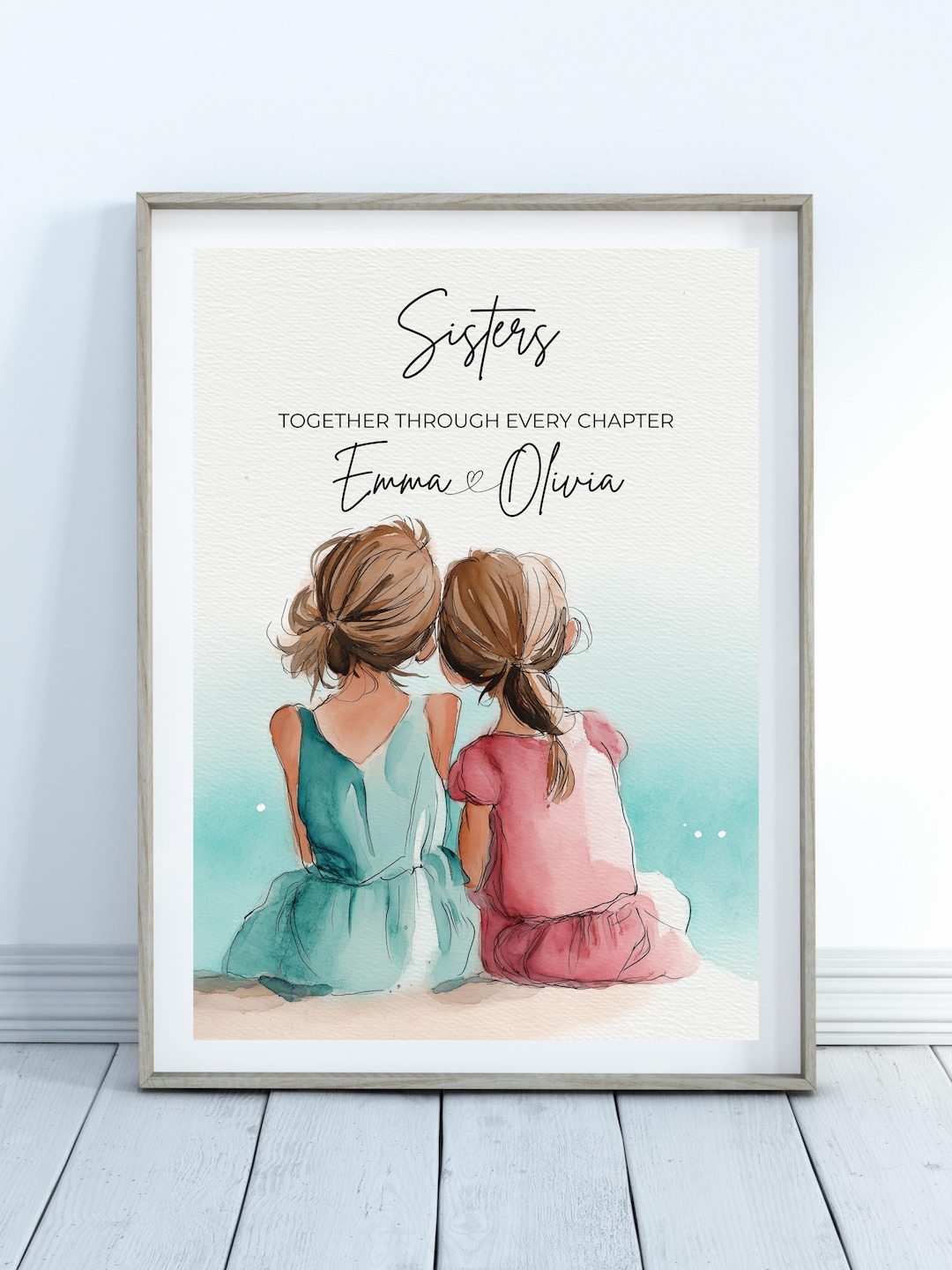 Personalised Gift for Sister - Custom Gifts, Sister Print, Sister Gifts ...