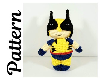 Superhero Pattern, Comic Book Crochet Pattern, Nerdy Crochet (PDF Download)