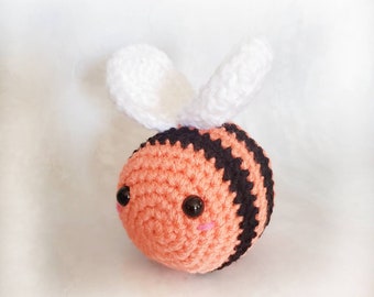 Bee Toy, Bumblebee, Stuffed Bee, Save the Bees, Crocheted Bee, Knit Bee, Nature