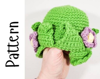 Newborn Cabbage Hat Crochet Pattern, PDF Pattern Download Only, Crochet Pattern, Baby Shower Gift, Baby Crochet Pattern