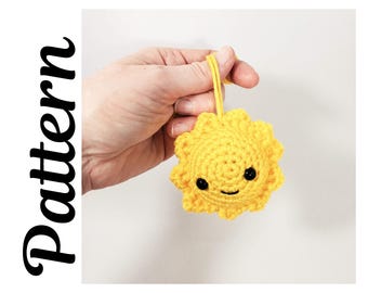 Pocketful of Sunshine Diffuser Crochet Pattern | Sunshine Essential Oil Diffuser Crochet Pattern PDF | Kawaii Sun Plush (PDF Download)