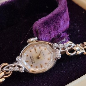 1970 GRUEN DIAMOND COCKTAIL Watch- Vintage Box