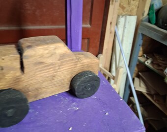 Handcrafted toy truck