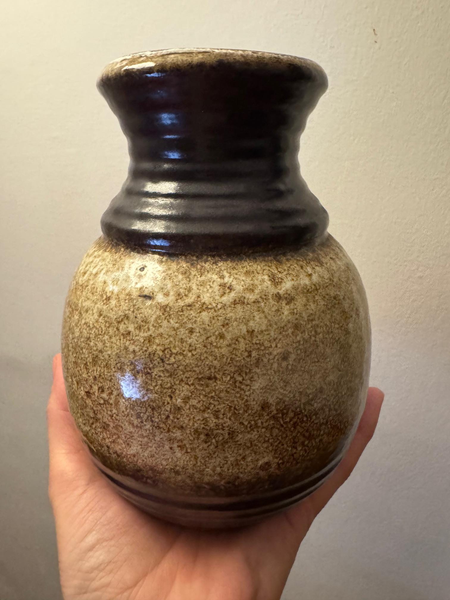Vintage Bay Keramik Vase/west Germany/fat Lava Pottery/nr. 630 17