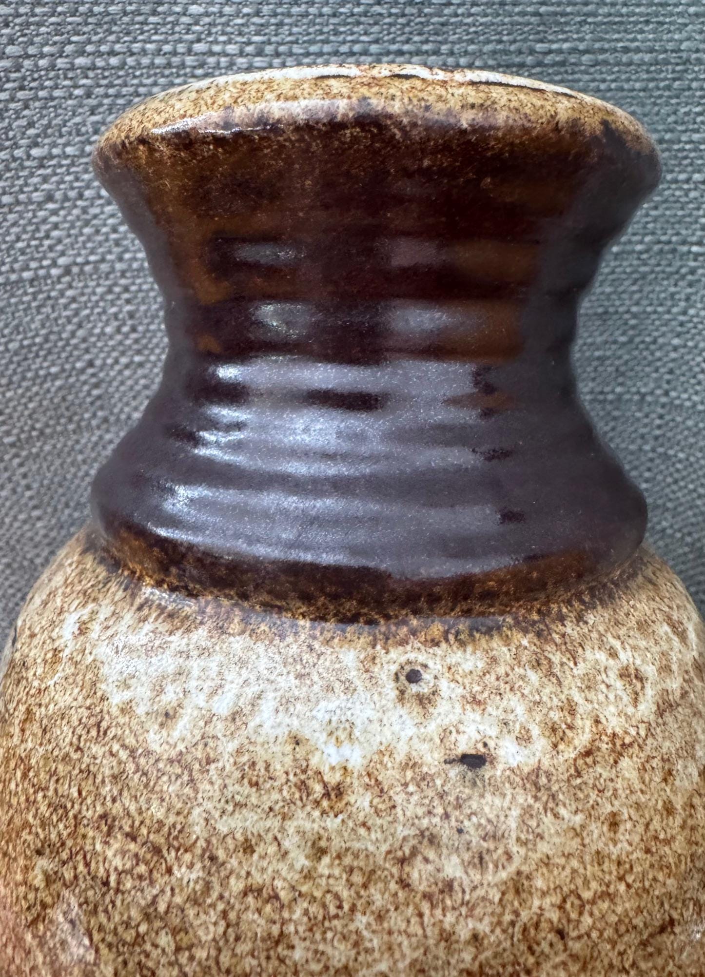 Vintage Bay Keramik Vase/west Germany/fat Lava Pottery/nr. 630 17