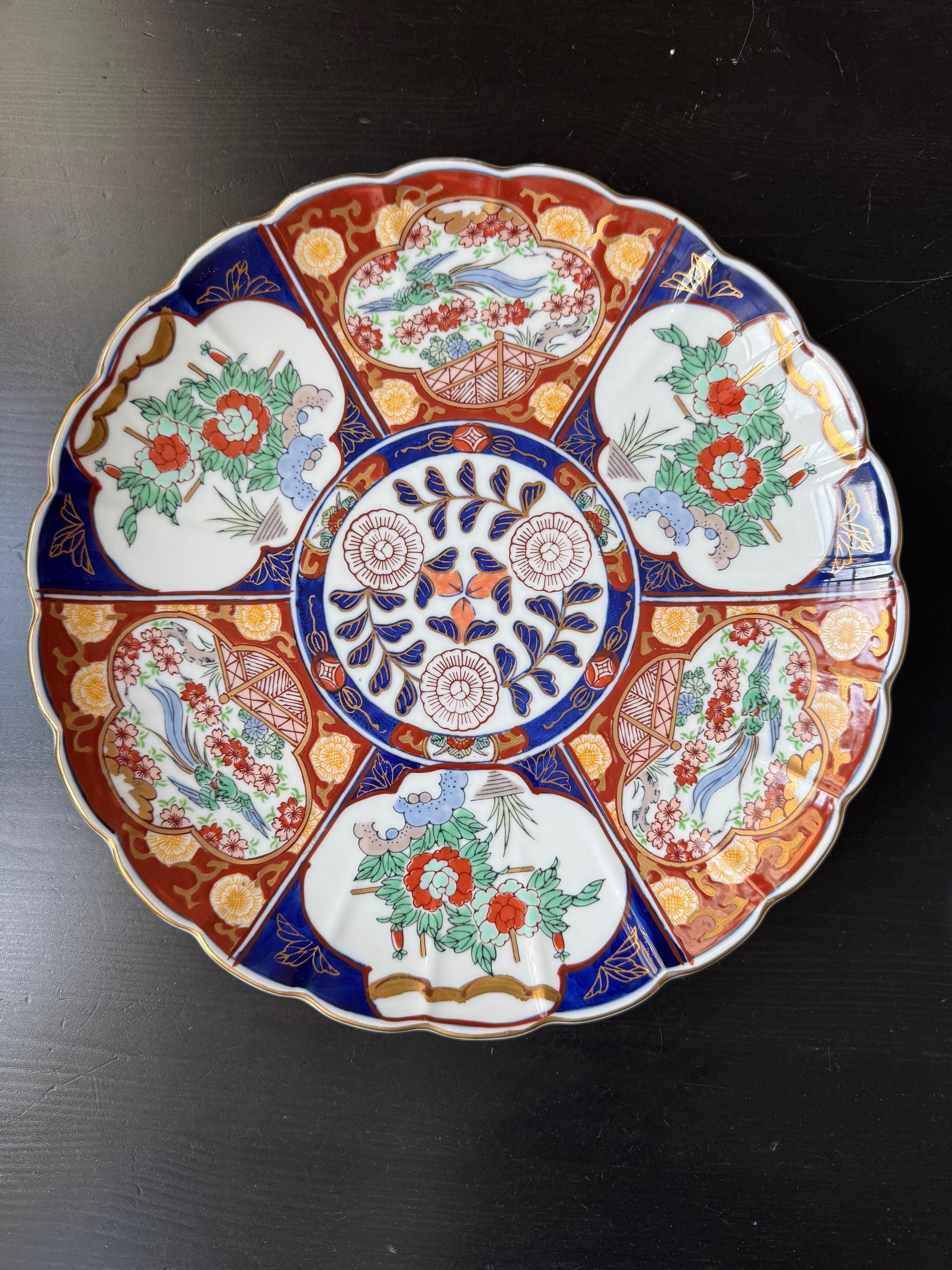 美品❗ゴールドイマリ　GOLD IMARI　伊万里　ヴィンテージ　手描き　置物 Gold imari - Etsy 日本