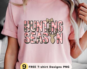 Hunting Season PNG: Camo Deer Design (Digital Download)