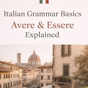Gramática italiana A0-A1 / Essere y Avere / Hojas de trabajo para principiantes en PDF / Práctica de verbos italianos
