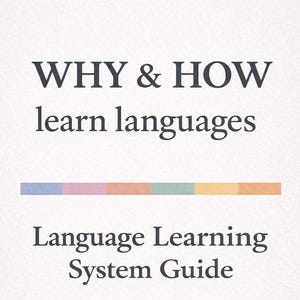 Language Learning System Guide for Adults (Structured Study Plan)