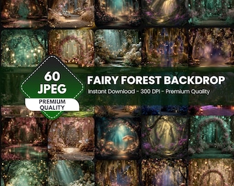 60 Faıry Forest Backdrops: Enchanted Photography Backgrounds