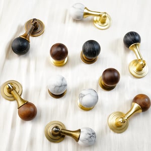 Exquisite Drop Knobs Pull Wood Handles Antique Brass Dresser Ball Knobs Drawer Pulls White Kitchen Cabinet Pulls Door Handles Cupboard Knobs