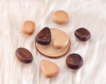 Uchwyty z kostki brukowej, gałki z litego drewna, uchwyty do szafek z orzecha czarnego, uchwyty do drzwiczek szafek, gałki do komód z drewna bukowego, gałki do szuflad, osprzęt kuchenny