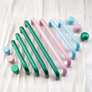 Simple Drawer Pulls Pink Dresser Drawer Handles Kitchen Cupboard Knobs Blue Cabinet Pull Door Handle Green Closet Ball Knobs Modern Hardware