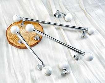 Maniglie per cassetti e ante con motivo marmoreo, maniglie per mobili, maniglie per armadi, maniglie per guardaroba, maniglie per cucina, ferramenta