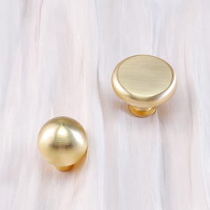 Simple Handles Ball Knobs Drawer Pulls Dresser Cupboard Pulls Kitchen Cabinet Pulls Hardware Modern Gold Wardrobe Handle Knob image 10